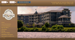 Desktop Screenshot of 1000islandsharborhotel.com